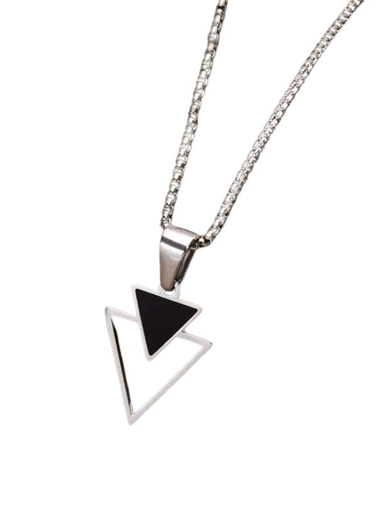 Colar Pingente Triângulo Invertido 1