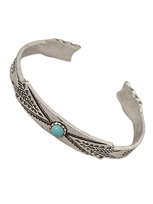 Bracelete Pedra Azul Turquesa