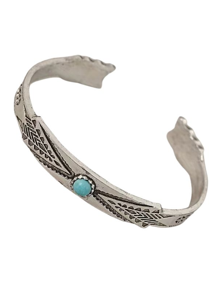 Bracelete Pedra Azul Turquesa 1