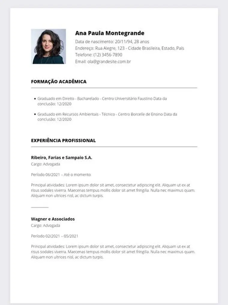 Elaboração, Revisão e Tradução de Currículo 6