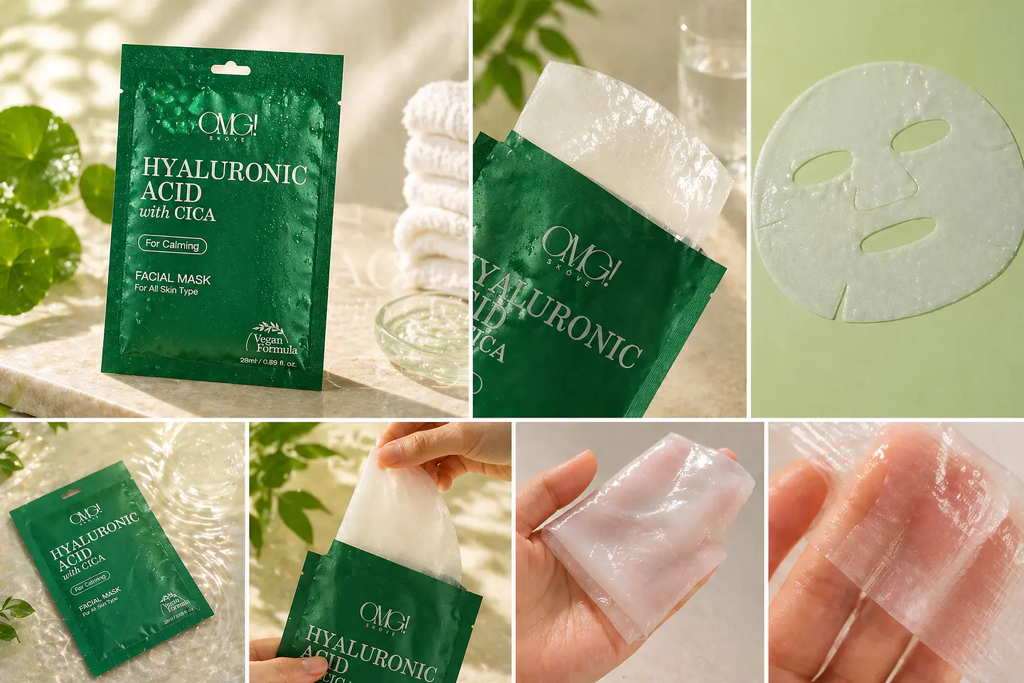 Máscara Facial Hyaluronic Acid 25G Care Coreano Todo Tipo de Pele 2