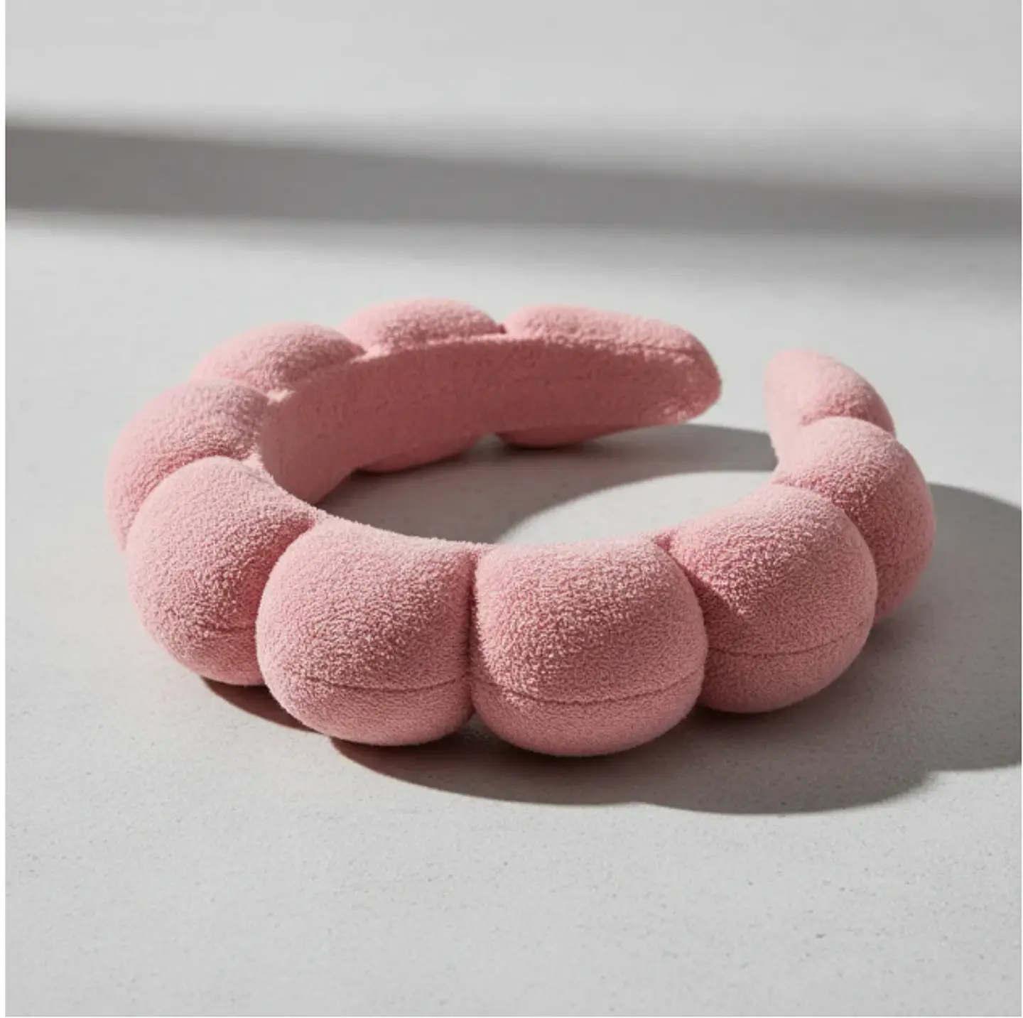 Tiara Nuvem Para Skincare Maquiagem Faixa De Cabelo e confortável (Rosa) 2