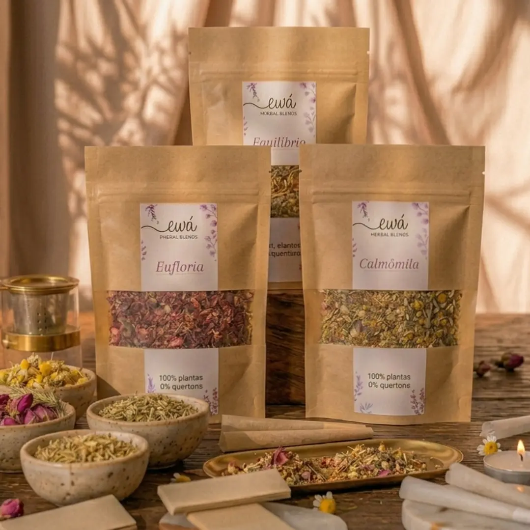 Kit Promocional Kumbayá (3 Blends de Ervas) | Ewá Herbals 1