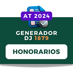 GENERADOR DJ 1879 - HONORARIOS -  AT2024