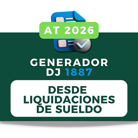 Generador DJ 1887 desde Liquidaciones de Sueldo AT2026