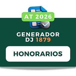 GENERADOR DJ 1879 - HONORARIOS -  AT2026 CON IA