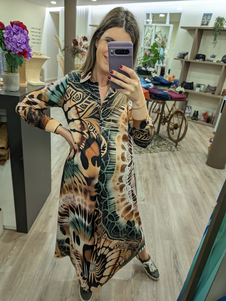 Vestido/ Camiseiro zig zag ( + estampas) 5