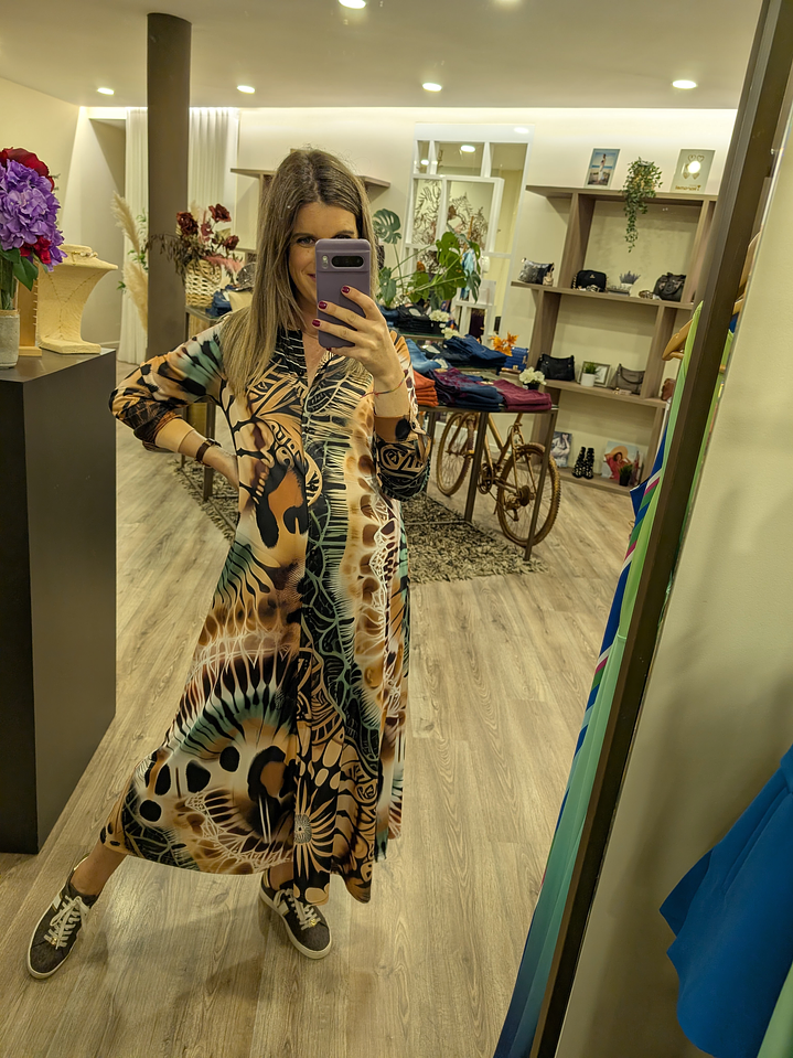Vestido/ Camiseiro zig zag ( + estampas) 6