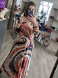 Vestido com faixa tie dye ( + estampas) - Thumbnail 5