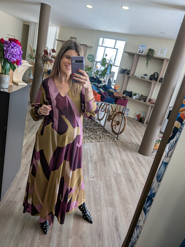 Vestido com faixa tie dye ( + estampas) 8