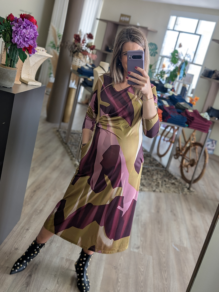 Drapeado estampado 4