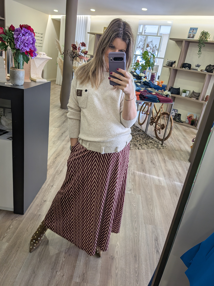 Saias Malha fria ( 2 estampas) 8