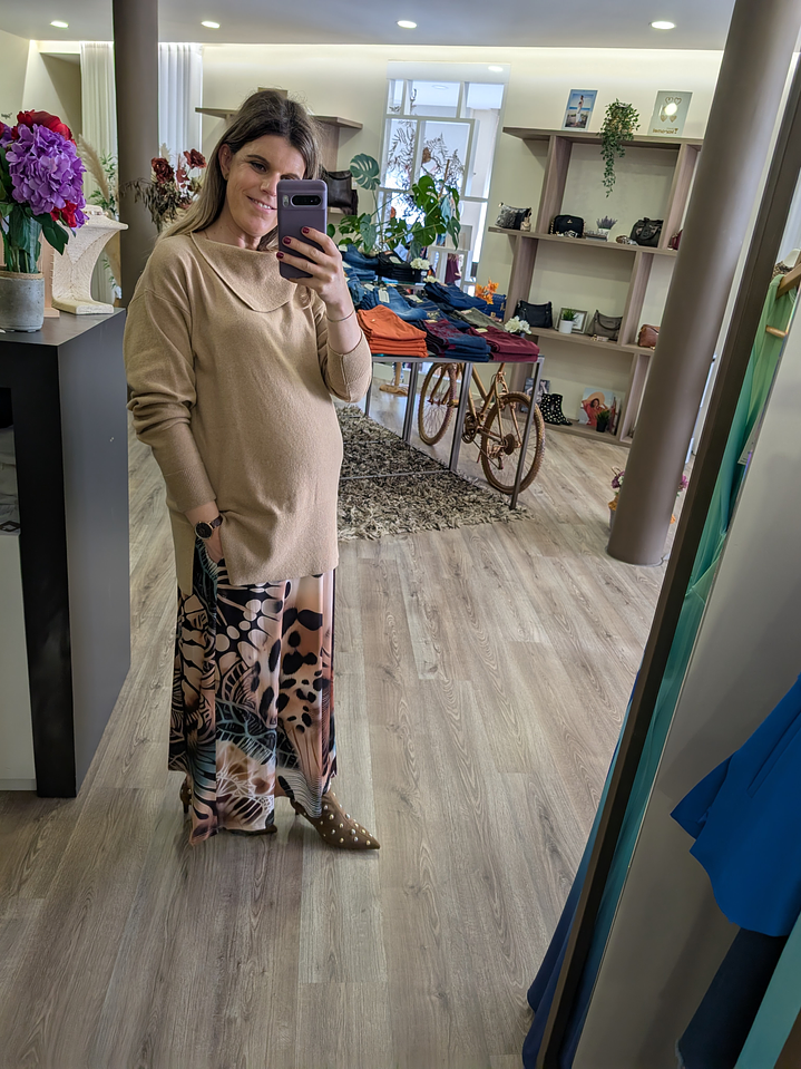 Saias Malha fria ( 2 estampas) 4