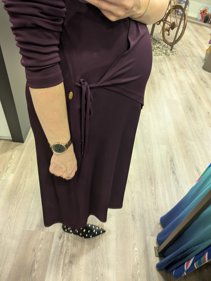 Vestido longo trespasse (+ cores) 3