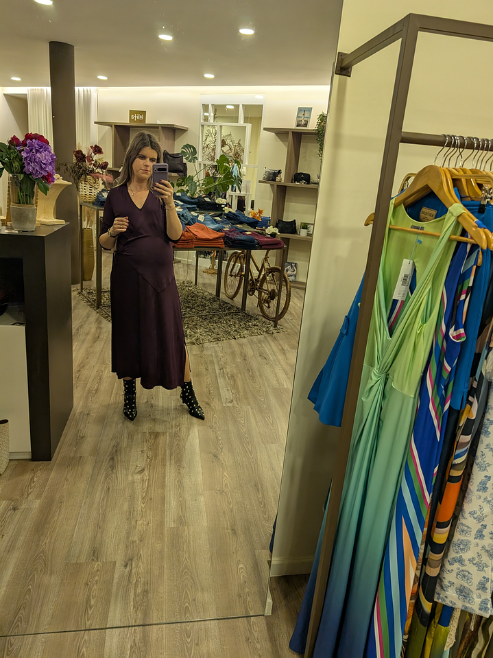 Vestido longo trespasse (+ cores) 2