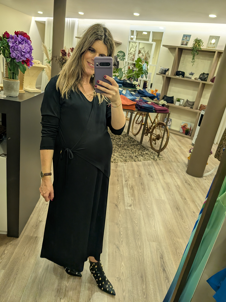 Vestido longo trespasse (+ cores) 6