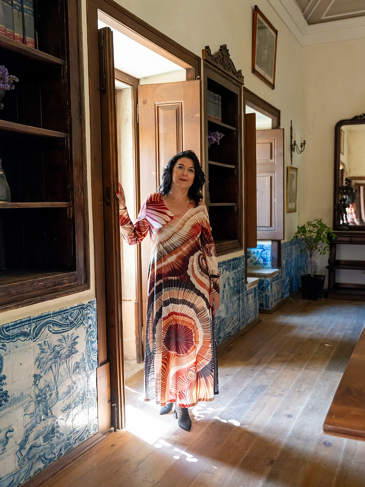 Vestido com faixa tie dye ( + estampas) 4