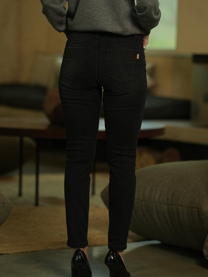 Calcas pretas com coração 2