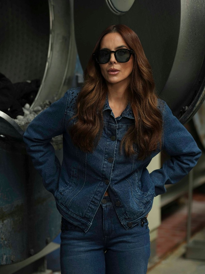 Casaco ganga com aplicações 3