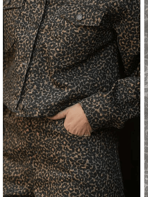 jaqueta animal print