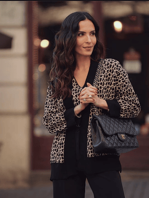 Camisola de bico animal print