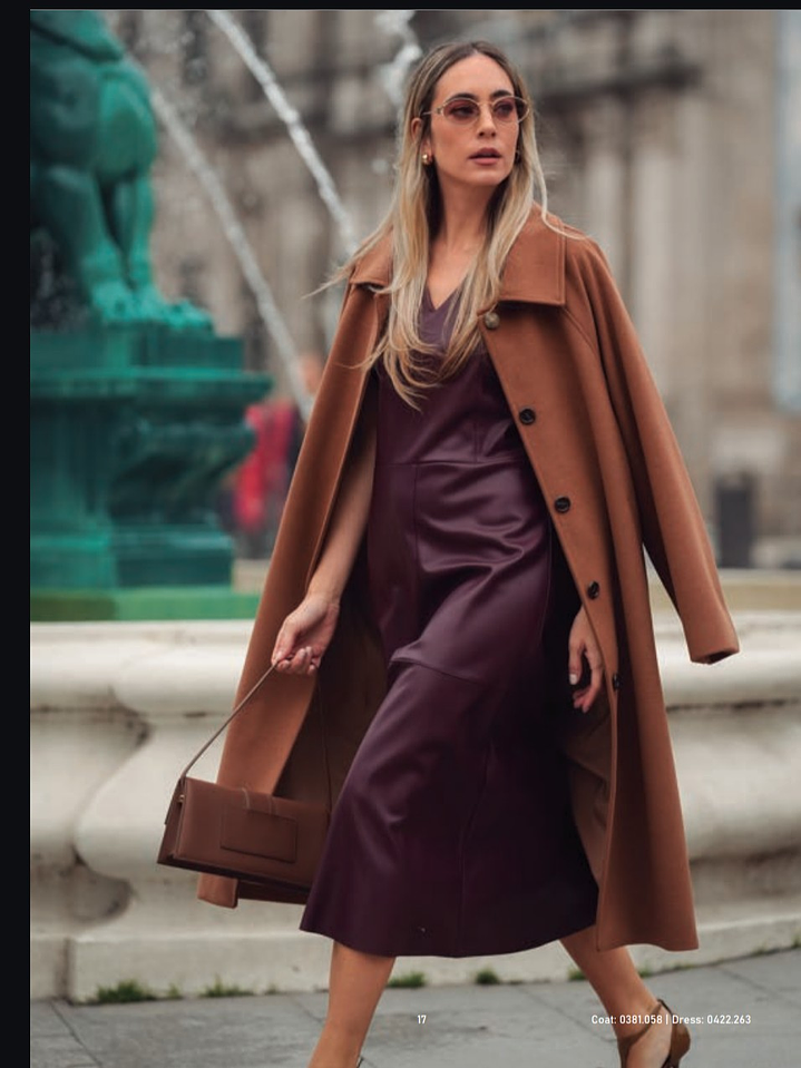 Vestido efeito pele 1