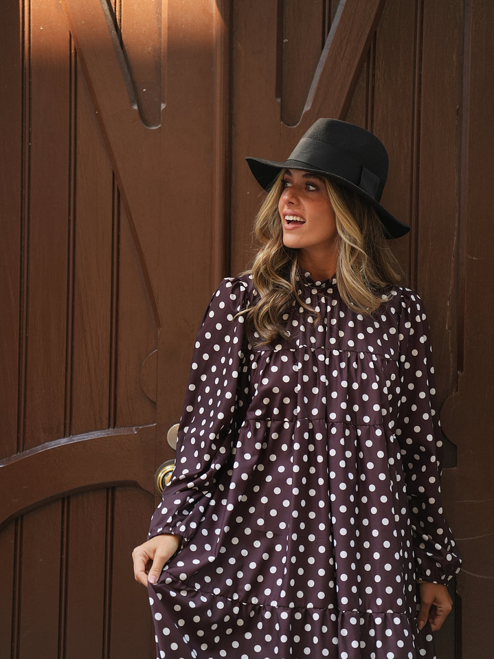 Vestido bohome bolinhas 1