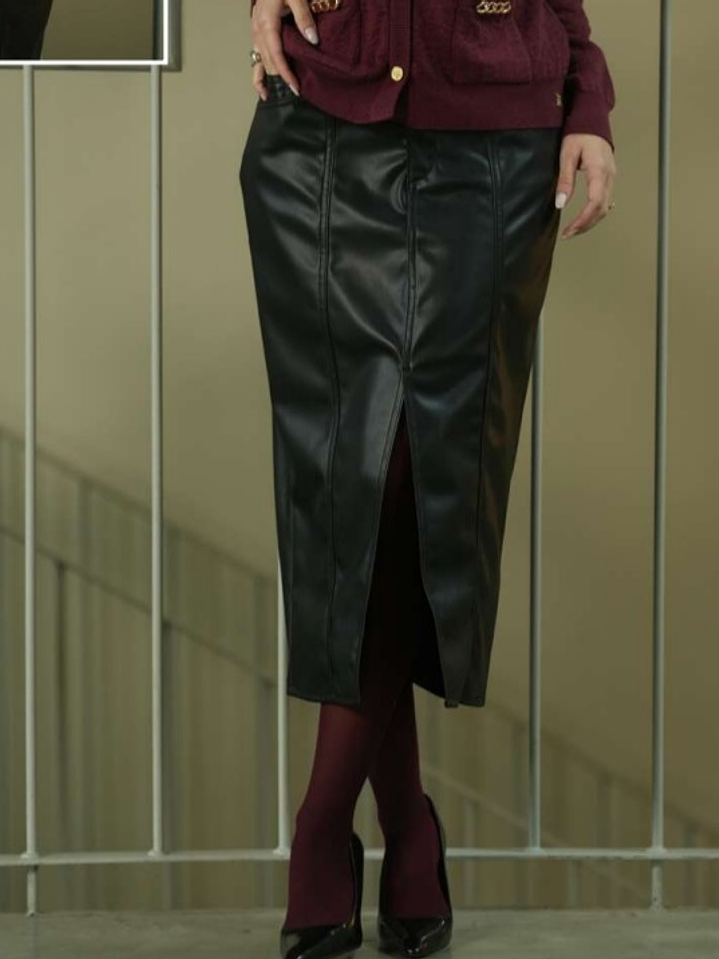 Saia ecopele com racha à frente 1