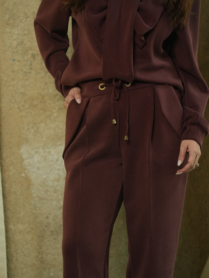 calças training burgundy 2