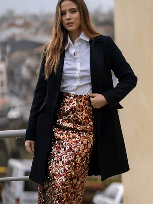 saia lantejoulas midi