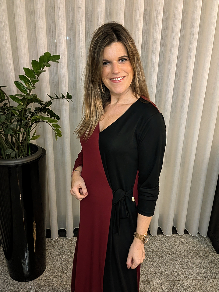 Vestido bicolor ( +cores) 3