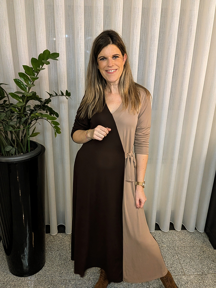 Vestido bicolor ( +cores) 5