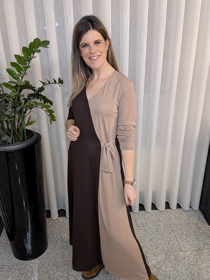 Vestido bicolor ( +cores) 8