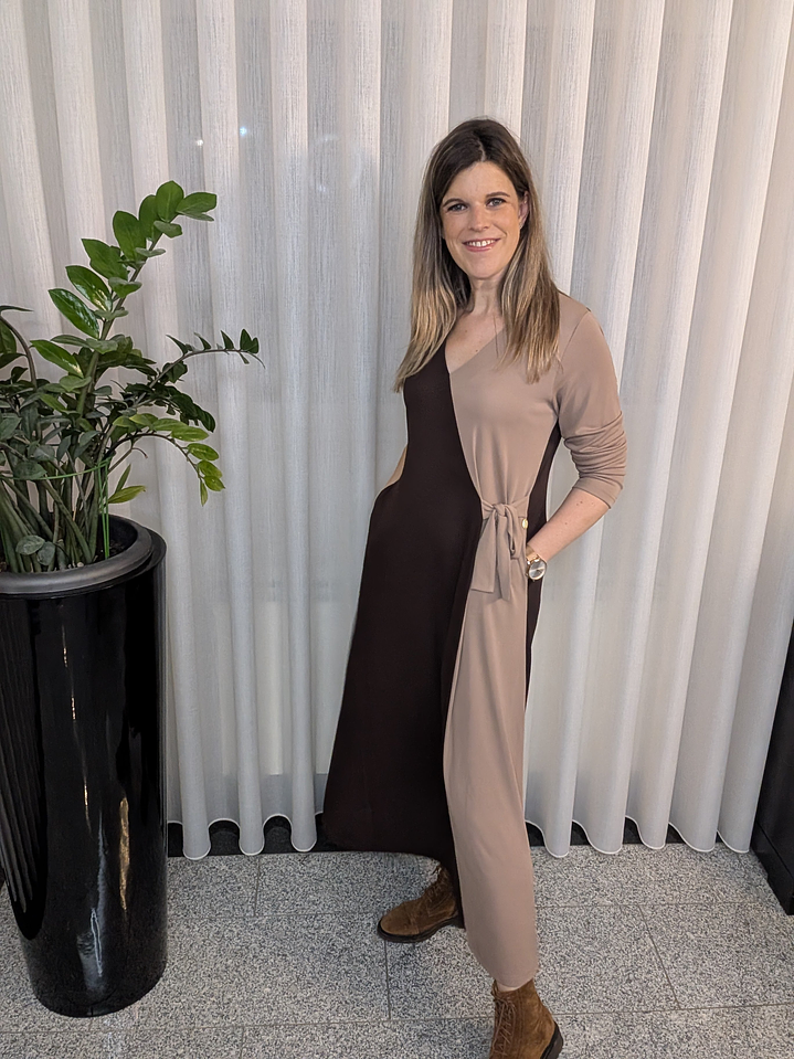 Vestido bicolor ( +cores) 9