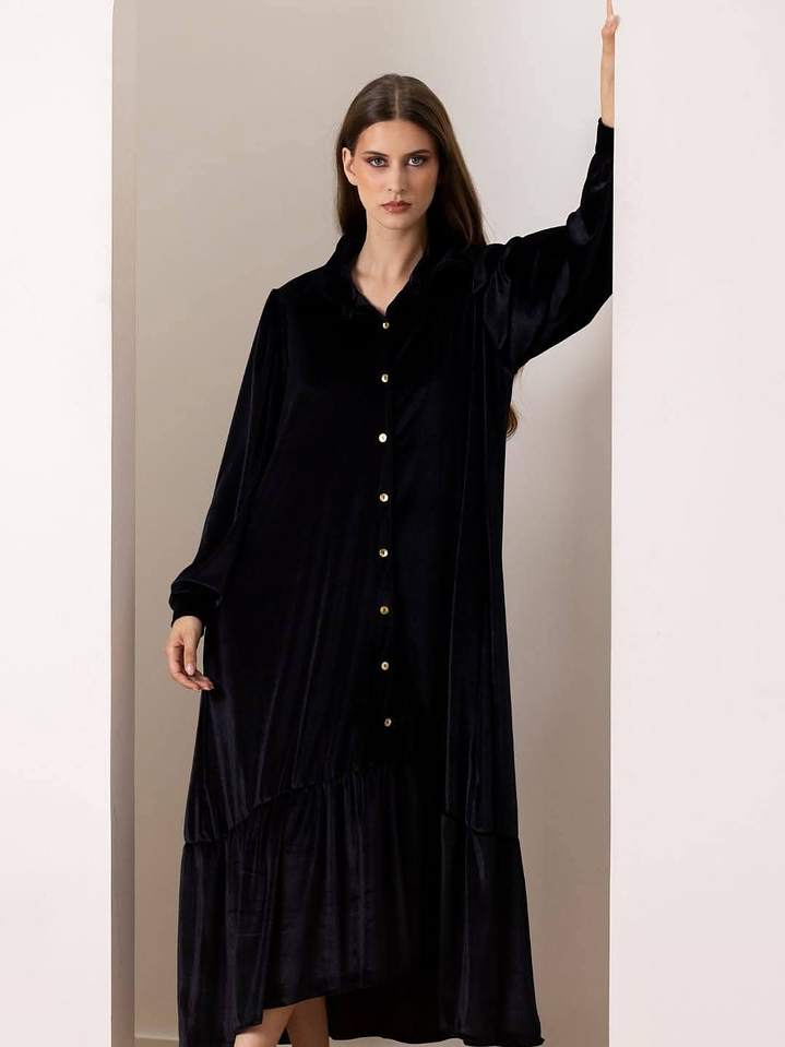 Vestido Veludo Mafalda (+ cores) 1