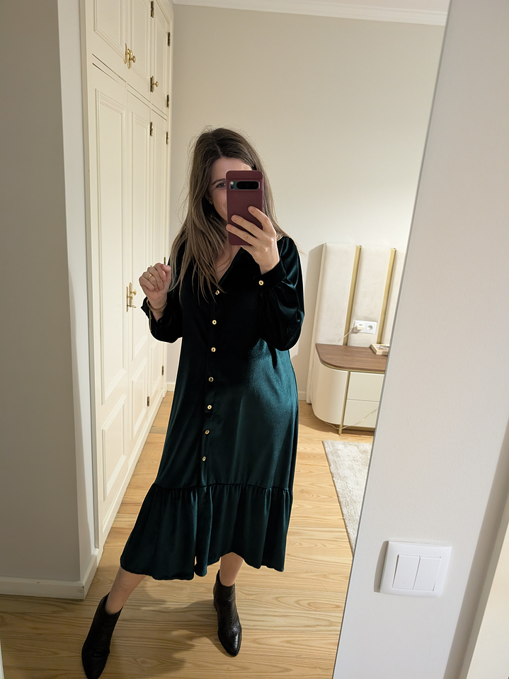 Vestido Veludo Mafalda (+ cores) 2