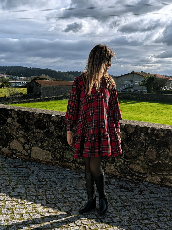 Vestido Curto Natalicio  1