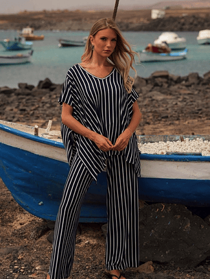 Calça Risca/Guimanos