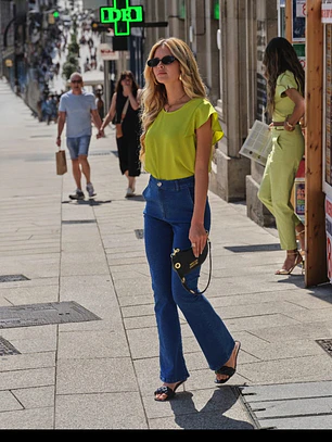 Calça Bootcut/Big Zone