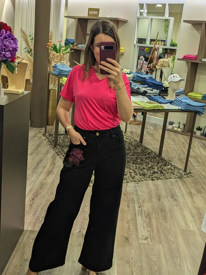 Calça Wide Leg/Big Zone 1