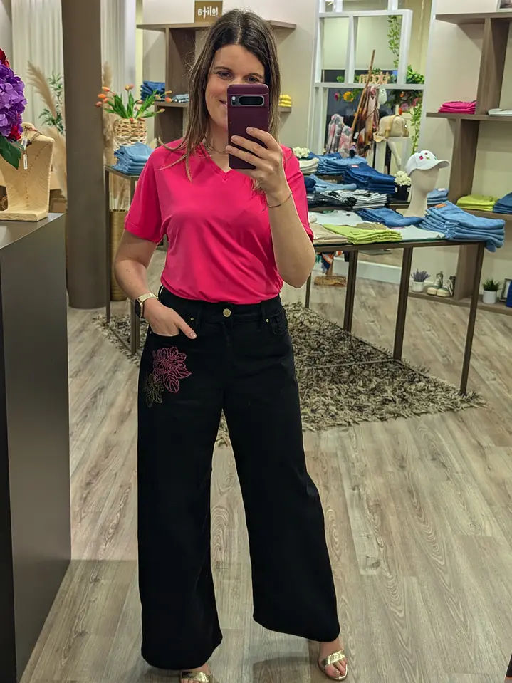 Calça Wide Leg/Big Zone 3