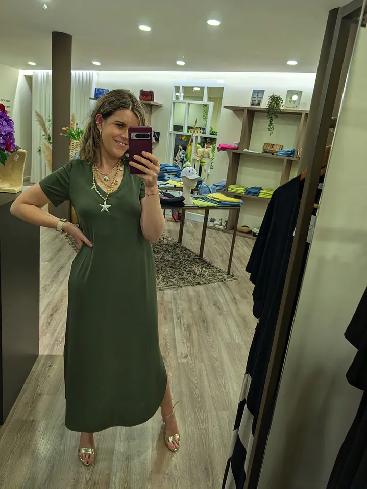 Vestido/Modelite Liso + (Cores) 1