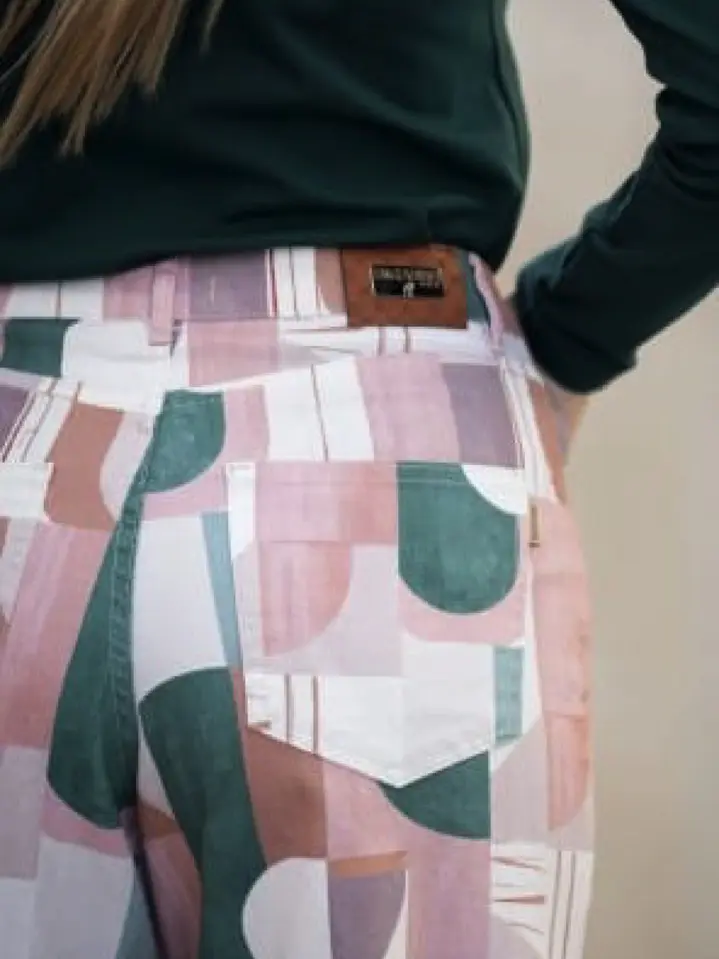 Calça Wide Leg/ Big Zone  2