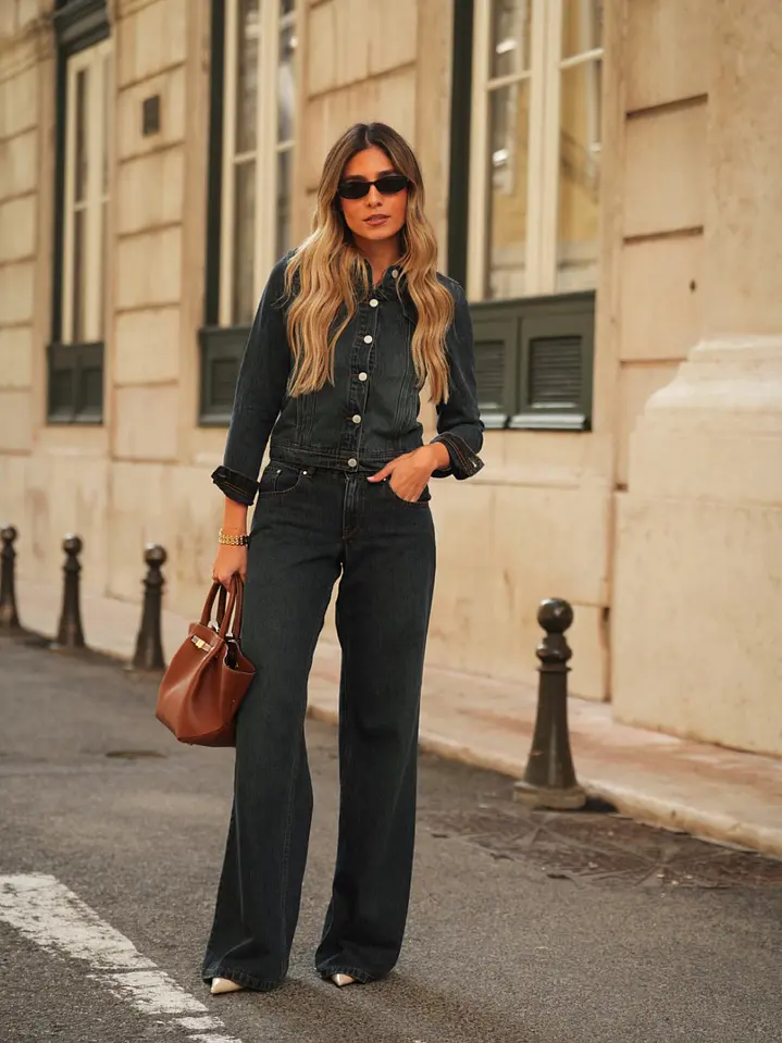 Calça Wide Leg/ Big Zone  1