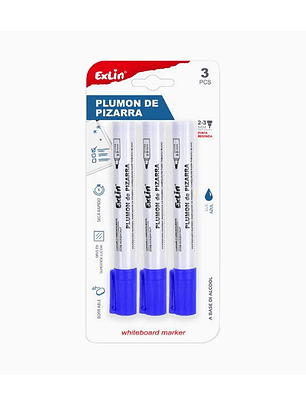 Plumón tinta azul pizarra