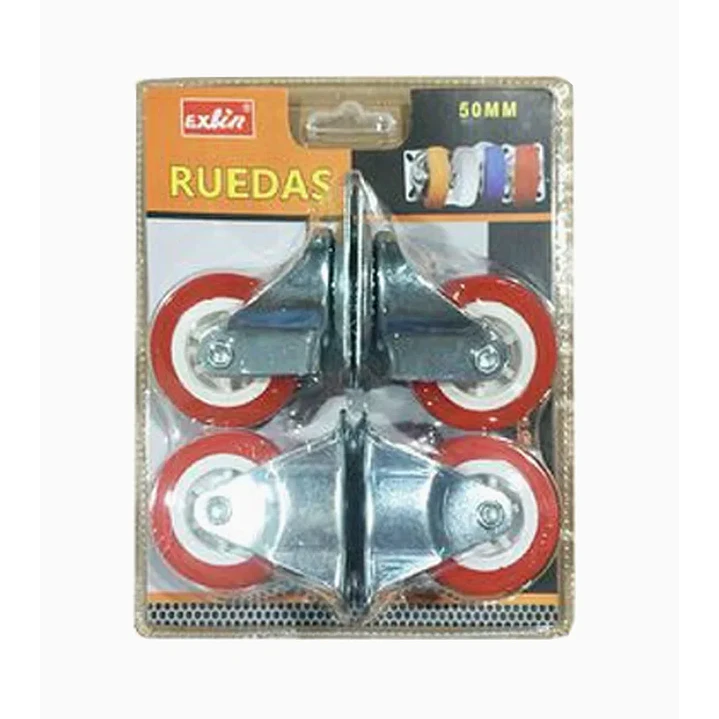 Rueda de Esquina Móvil Roja 1