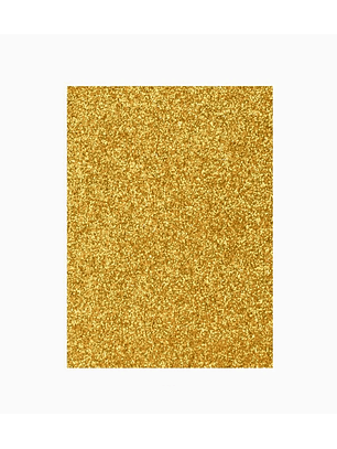 Goma Eva Glitter Paquete de 10 unidades - Amarillo claro