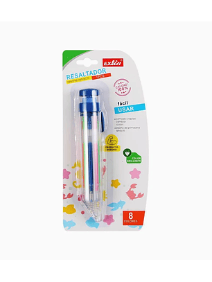 Resaltador 8 Colores