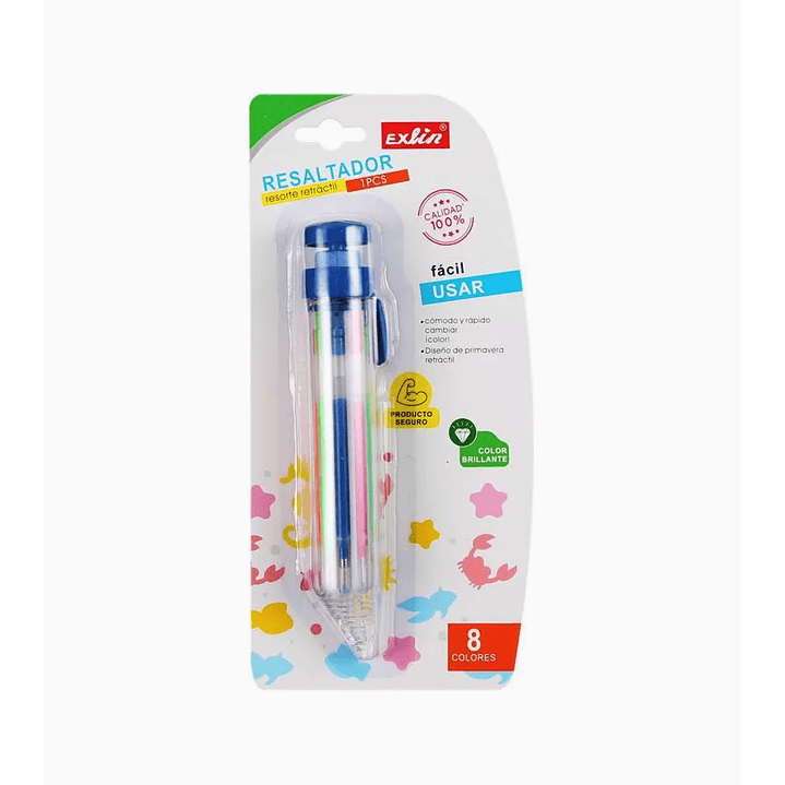 Resaltador 8 Colores 1