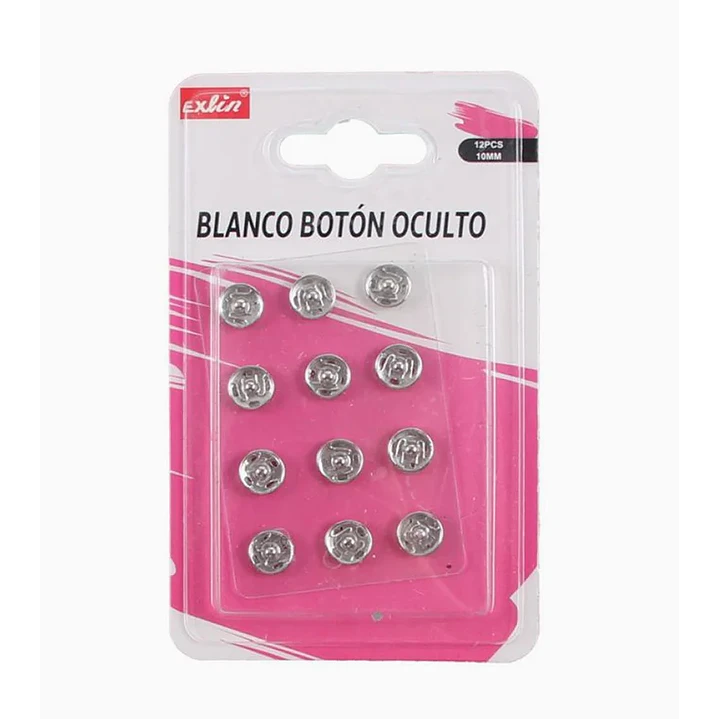 Blanco Botón Oculto 1